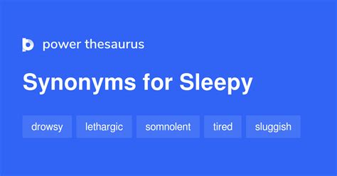What is a synonym for sleepyhead?